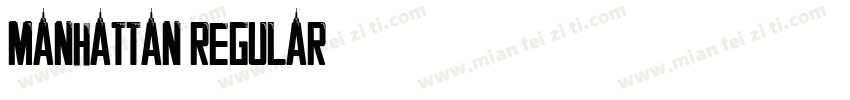 Manhattan Regular字体转换